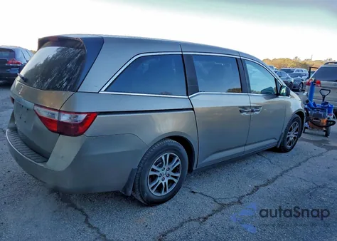 2012 Honda Odyssey Ex из США, поврежденный, VIN 5FNRL5H43CB052697